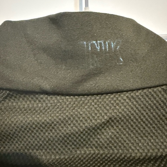 PINK Green Fitted Crop Polo Sweatshirt - Picture 4 of 5